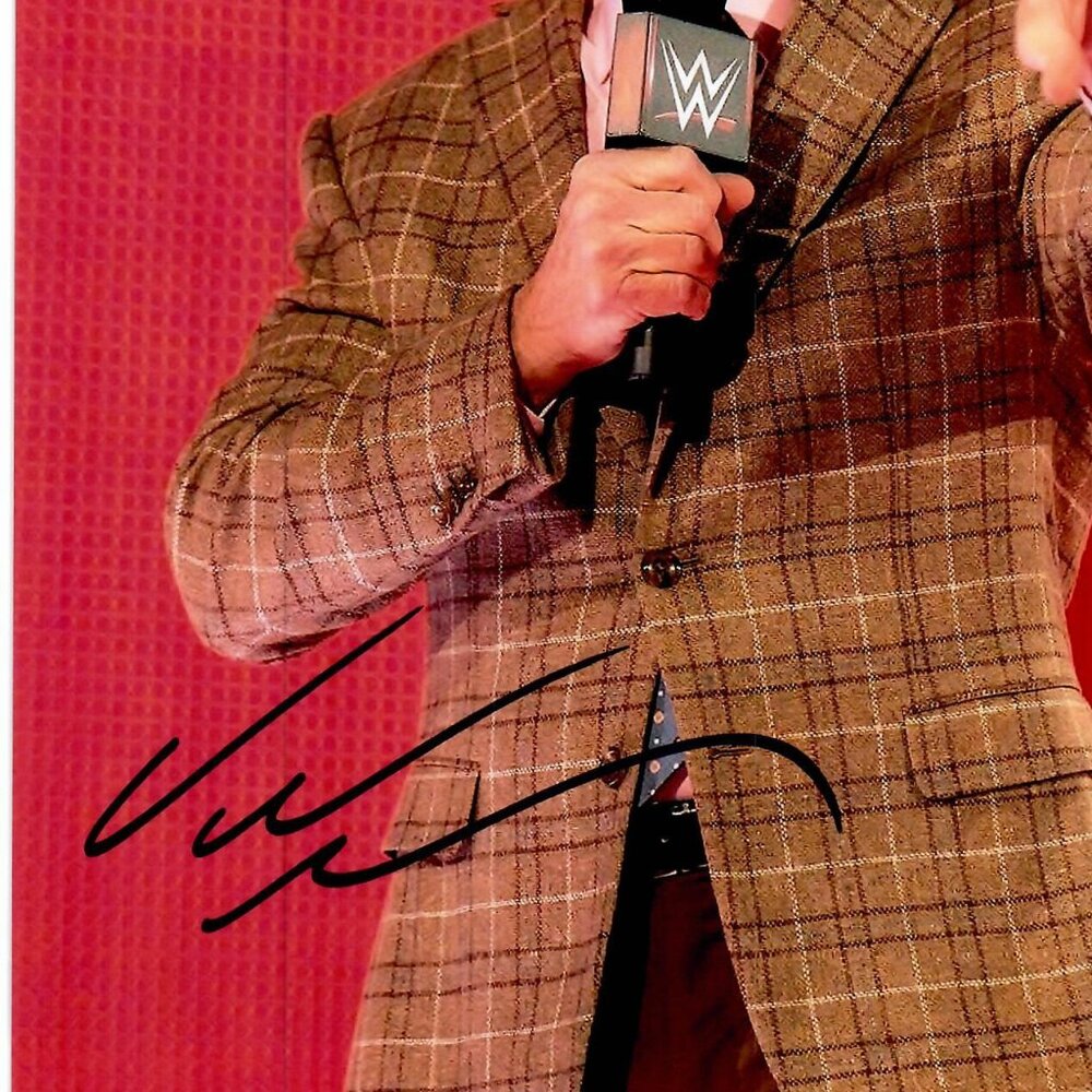 Vince McMahon WWE Former CEO Wrestler Performer Signed 8X10 Photo - Picture 2 of 3